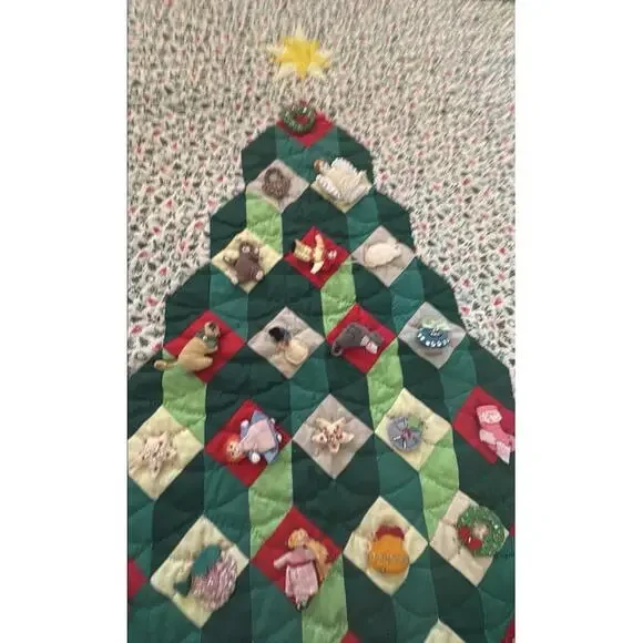 Christmas quilt Dated And Signed